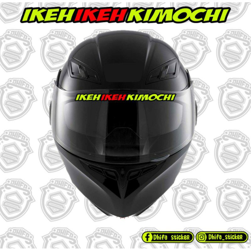 sticker HELM VISOR IKEH IKEH KIMOCHI