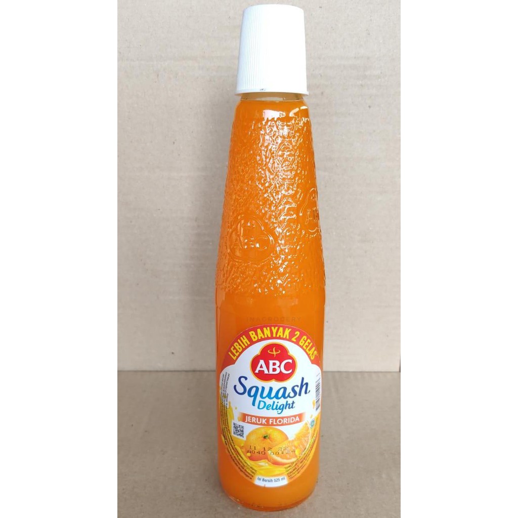 ABC SQUASH DELIGHT SIRUP JERUK FLORIDA 525ml Shopee Indonesia