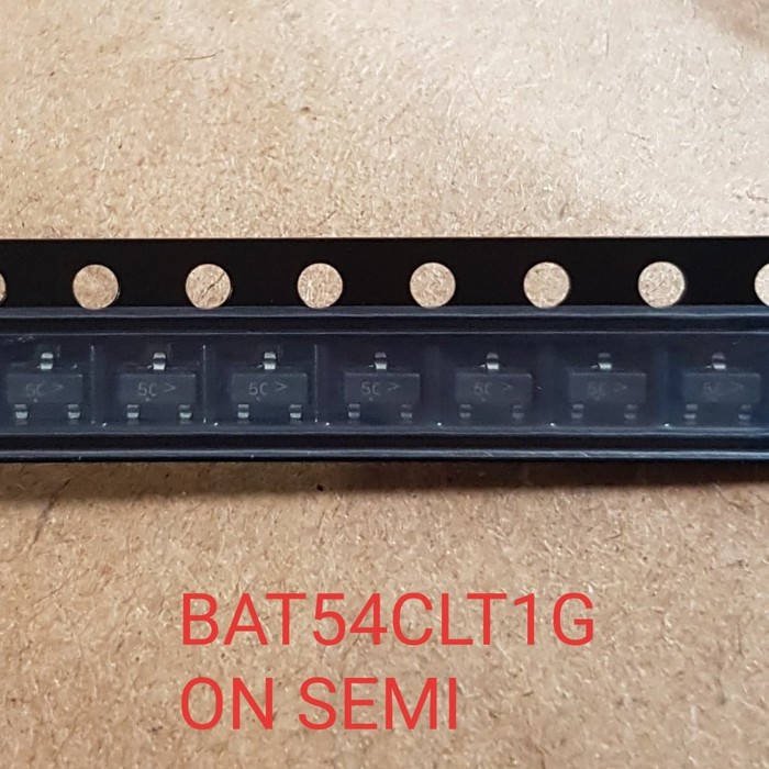 DIODA SBD BAT54 BAT54CLT1G SOT-23 Kaki-3 Original ON Semiconductor