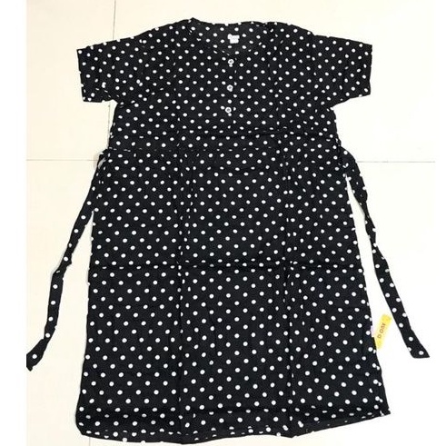 Daster jumbo rayon polkadot busui 51469