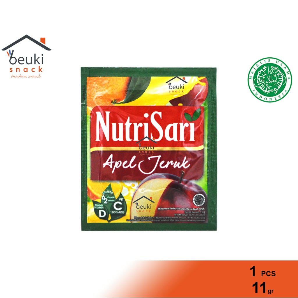 

RENCENG NutriSari Apel Jeruk Minuman Bubuk Rasa Apel & Jeruk
