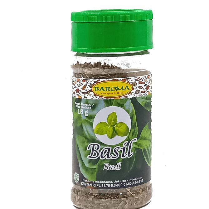 

bumbu Oregano Basil Parsley Thyme Biji Selasih Lada Hitam Caju - Baroma - Basil