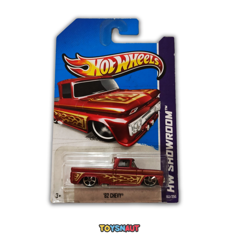 HW Hotwheels Custom '62 Chevy HW Showroom 2013 Merah Flame Diecast