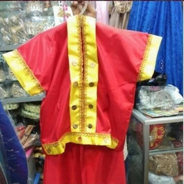 Baju Bodo Anak Adat Sulawesi // Baju Adat Bugis TK SD // Pakaian Adat Sulawesi