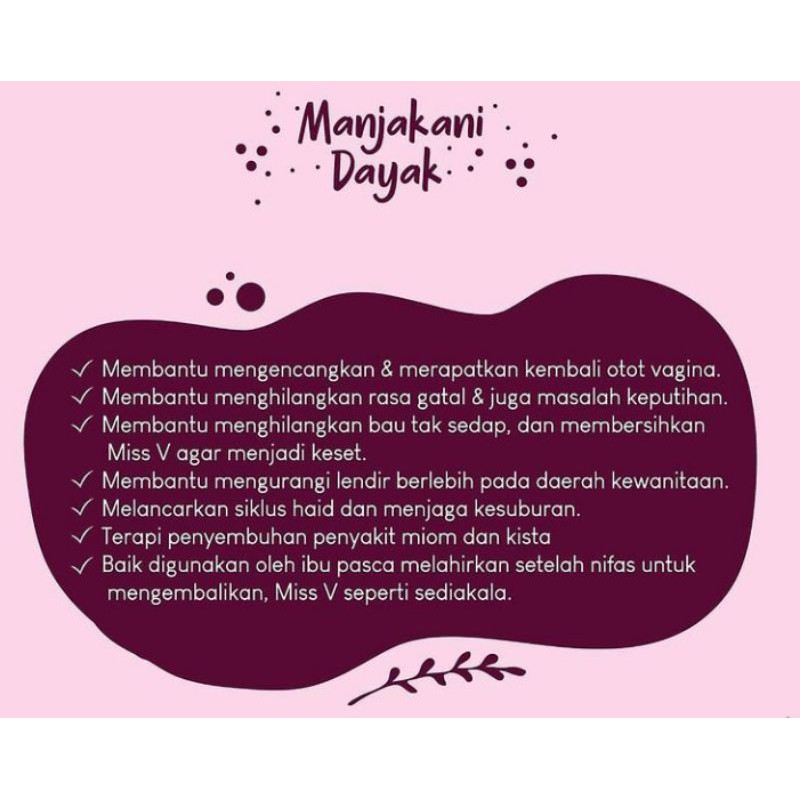 serbuk perawan ramuan dayak