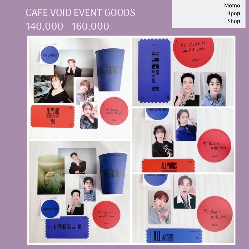 ASTRO Official VOID Cafe Event Goods