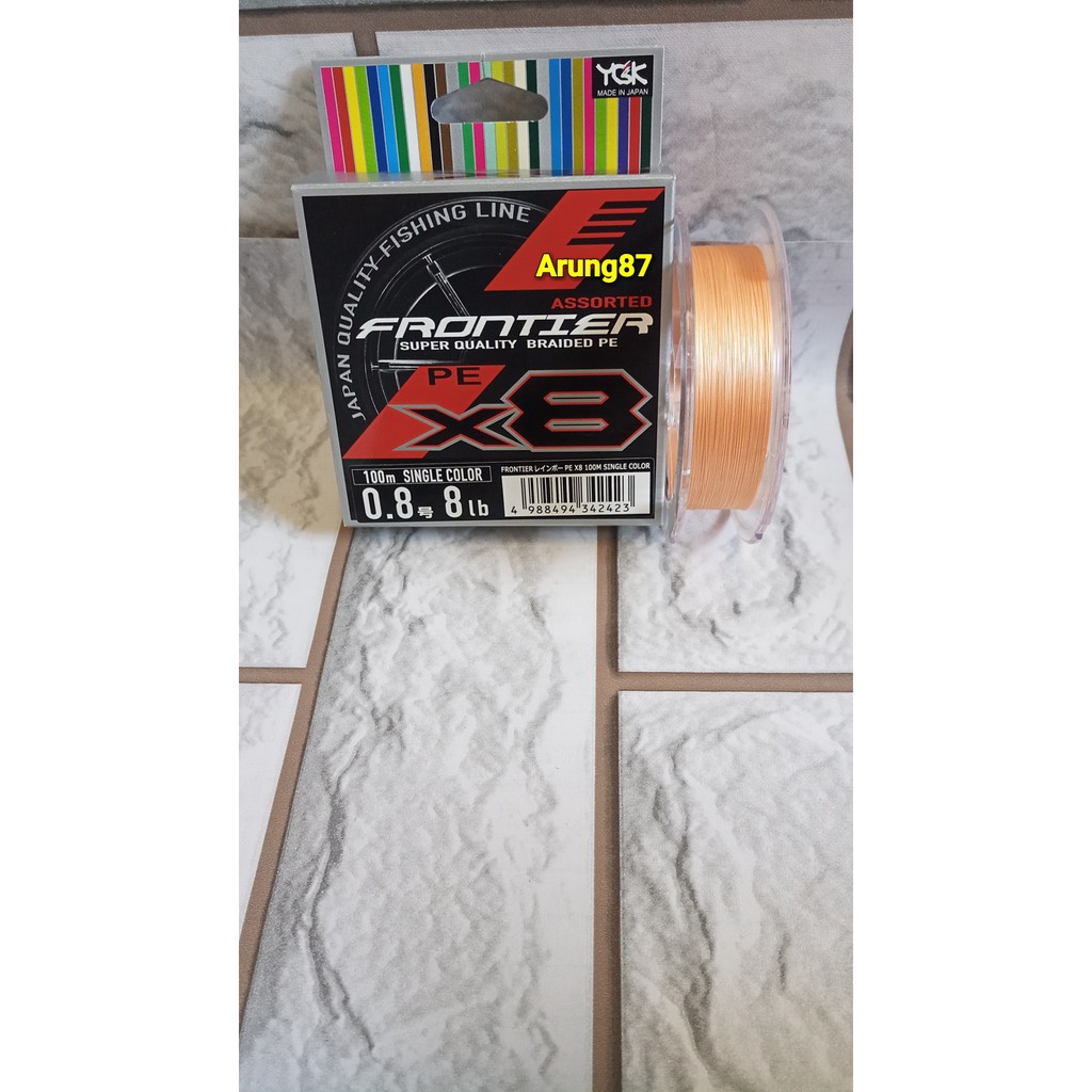 BENANG PANCING PE YGK FRONTIER 0.8 8Lb X8 100m