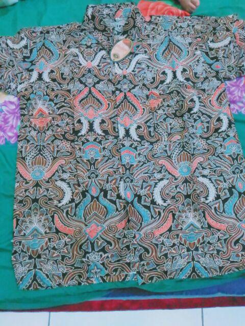 Kemeja Batik Pria Cirebonan M L Xl
