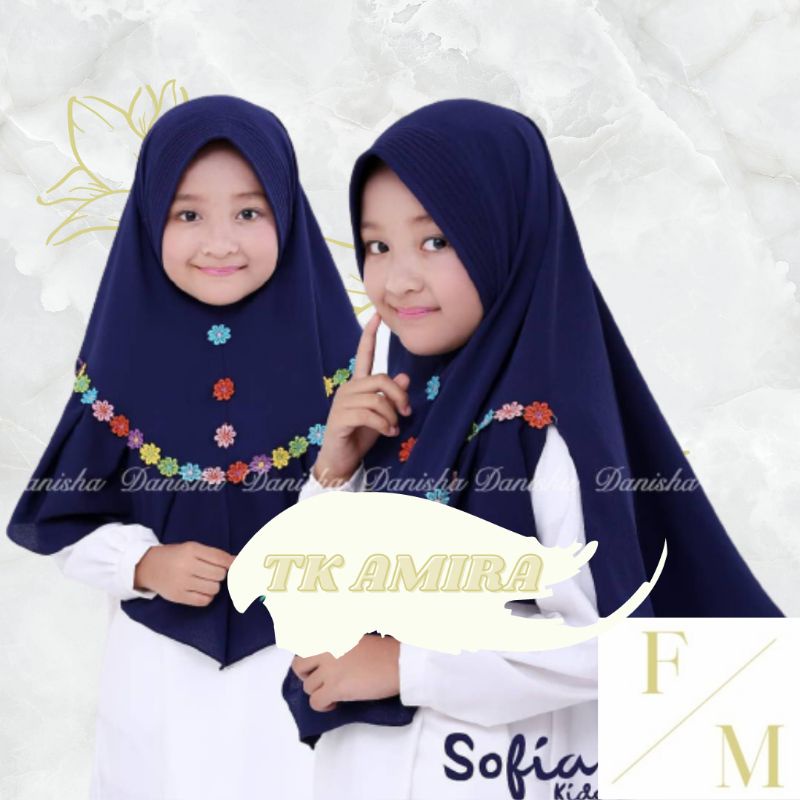 Hijab Anak TK Amira / Jilbab nyaman murah lucu kualitas PREMIUM