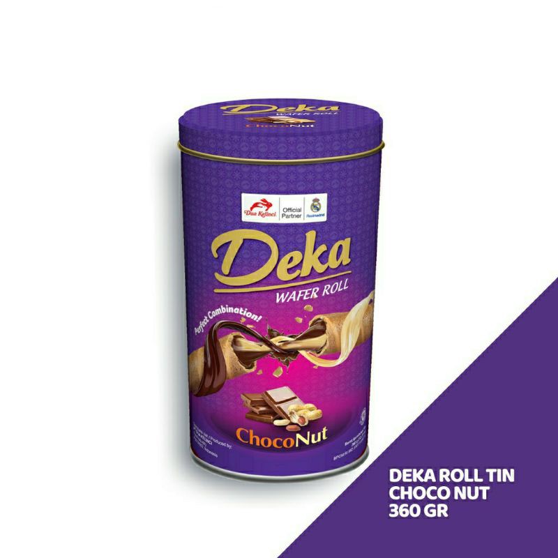 

DEKA Wafer Roll Choco Nut Tin 360 gr