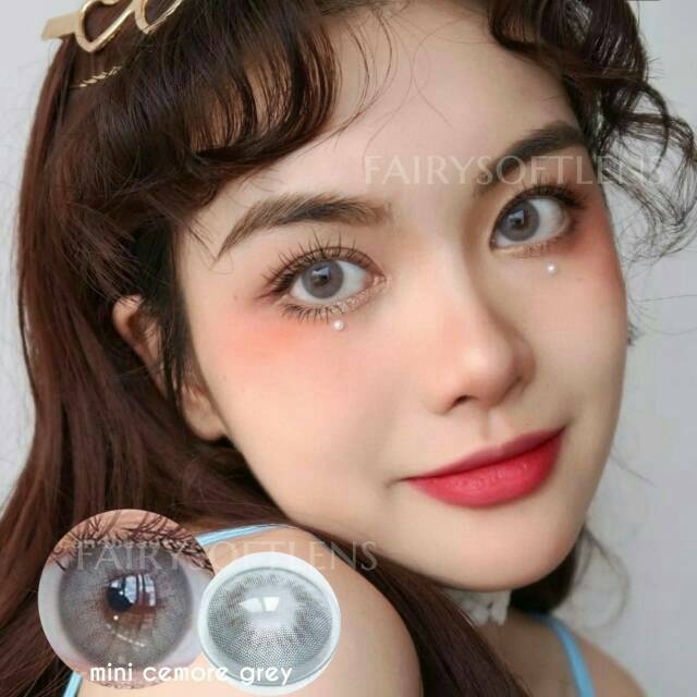 Softlens Kitty Mini Cemore Grey / KONTAK LENSA