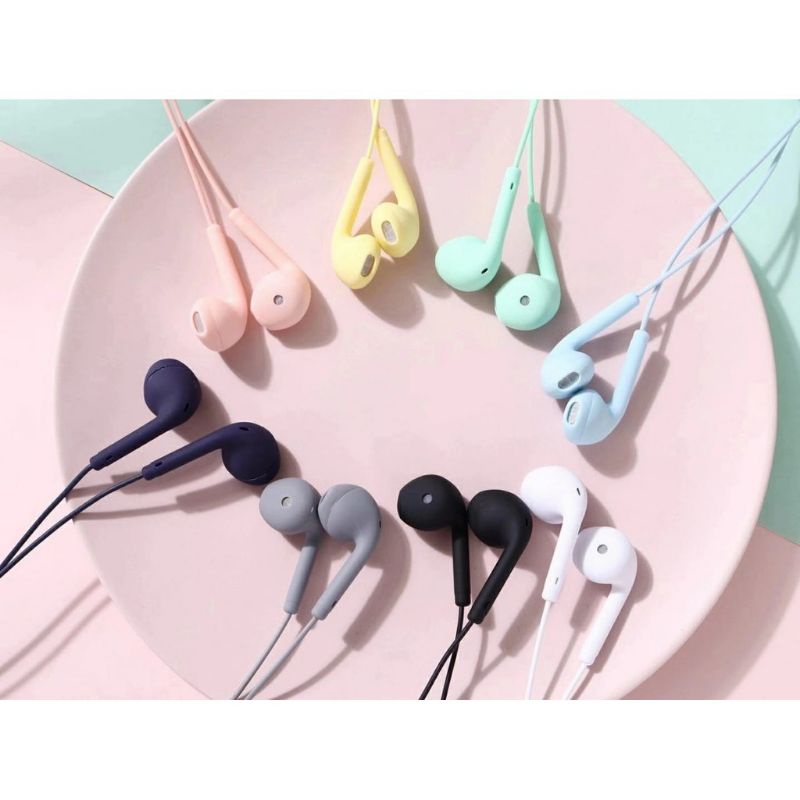 headset macaron U19 / macaron handsfree / earphone U19 /henset macaron / headset extra bass