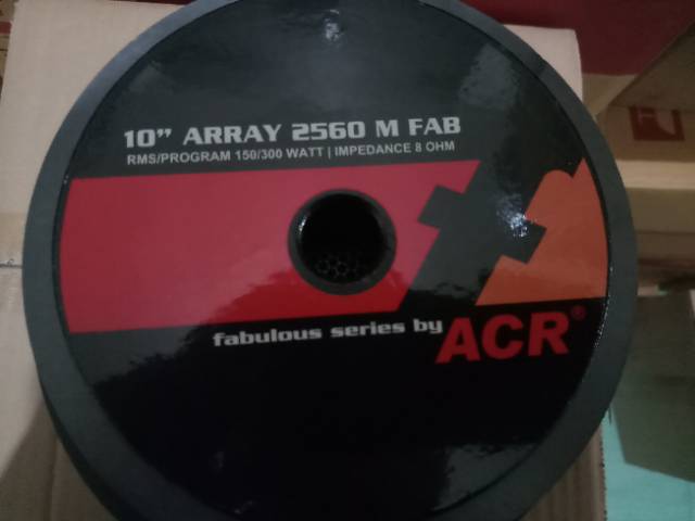 Speaker 10&quot; ACR fabulous 2560. ARRAY range middle