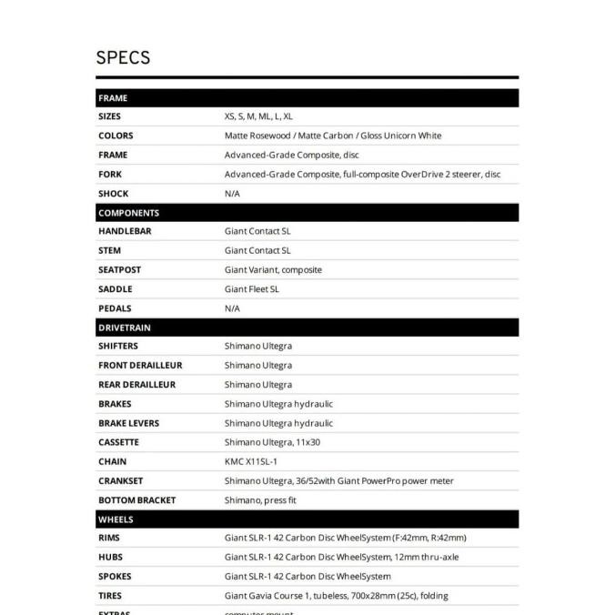 Sepeda Giant Tcr Advanced Pro 1 Disc - S