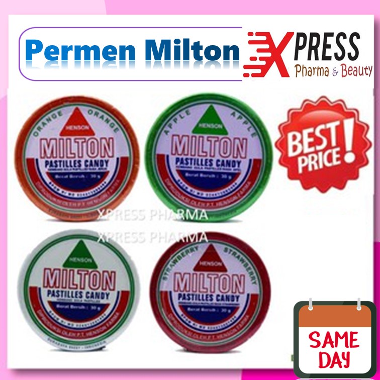 Jual ⚡XPRESS⚡ 30 Gr BESAR Milton Pastiles Permen Kaleng Indonesia ...