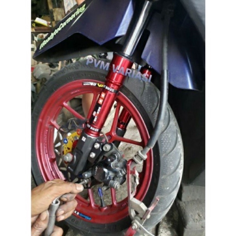 Bottom Tabung Shock Depan Upsidedown RT Tabung Shock Depan Variasi Motor Matic Vario Beat Scoopy Mio J Mio Soul Mio Sporty All