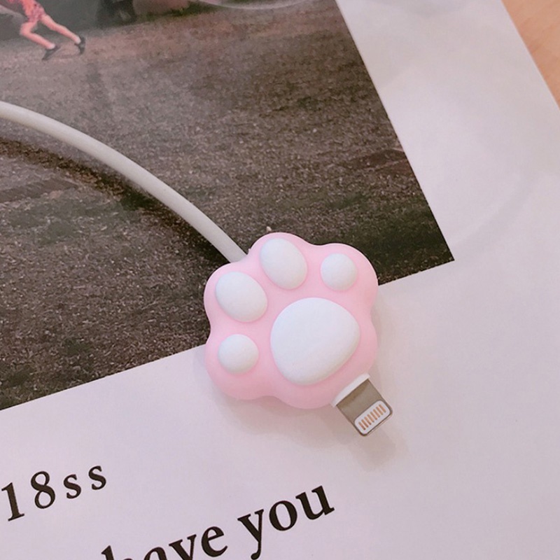 (LUCKID) Pelindung Kabel Data / Charger Usb Bahan Silikon