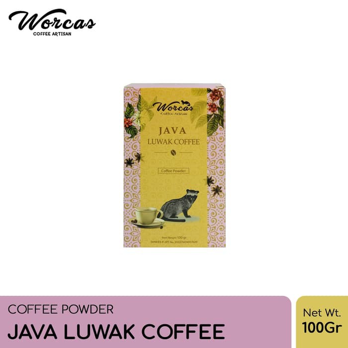 

Kopi Luwak Lampung Luwak Coffee 100gr Coffee Powder 猫屎咖啡