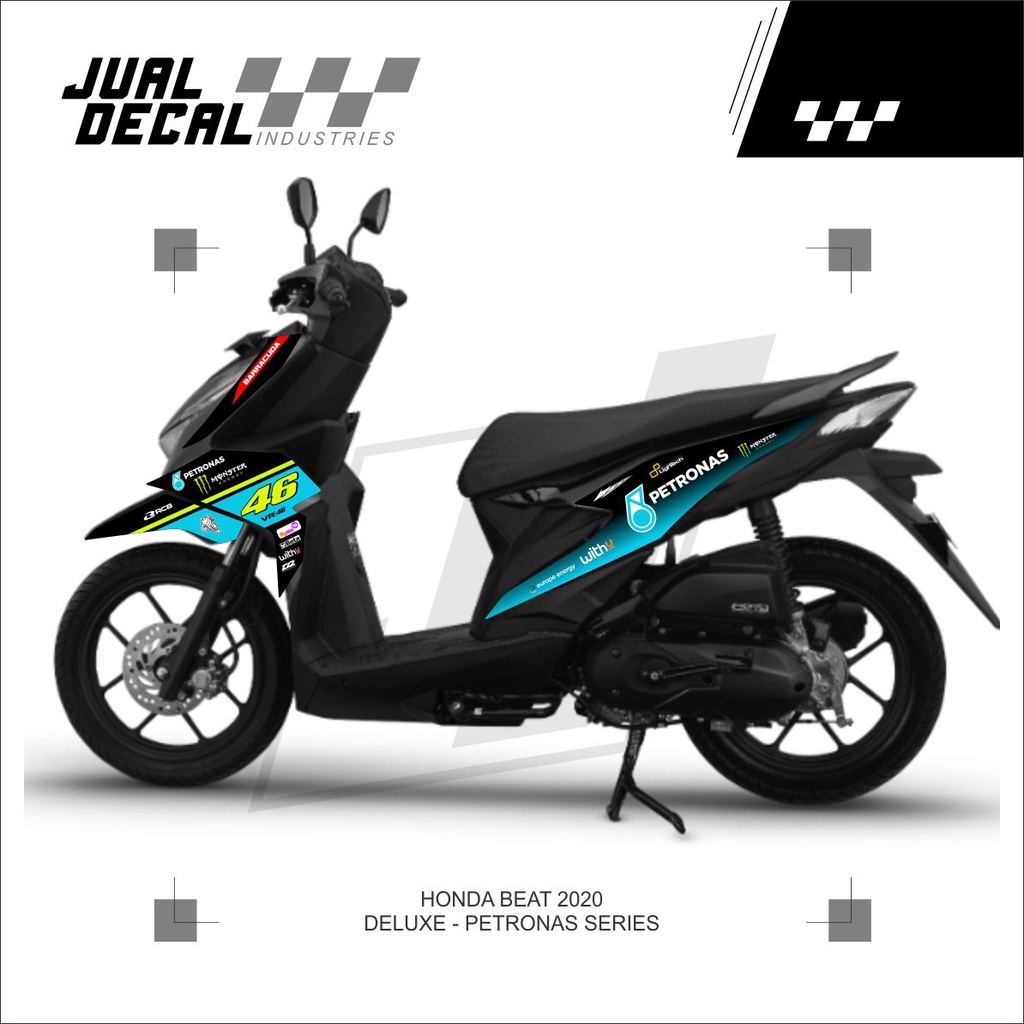 Striping Motor Beat Deluxe Variasi - Stiker Honda Beat Street 2020 – PETRONAS