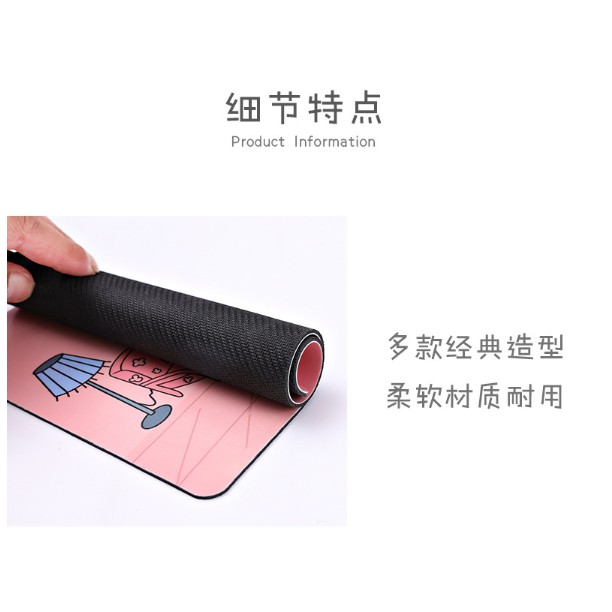 J2 - Mousepad kartun student Alas Mouse / Tatakan Mouse lentur-4