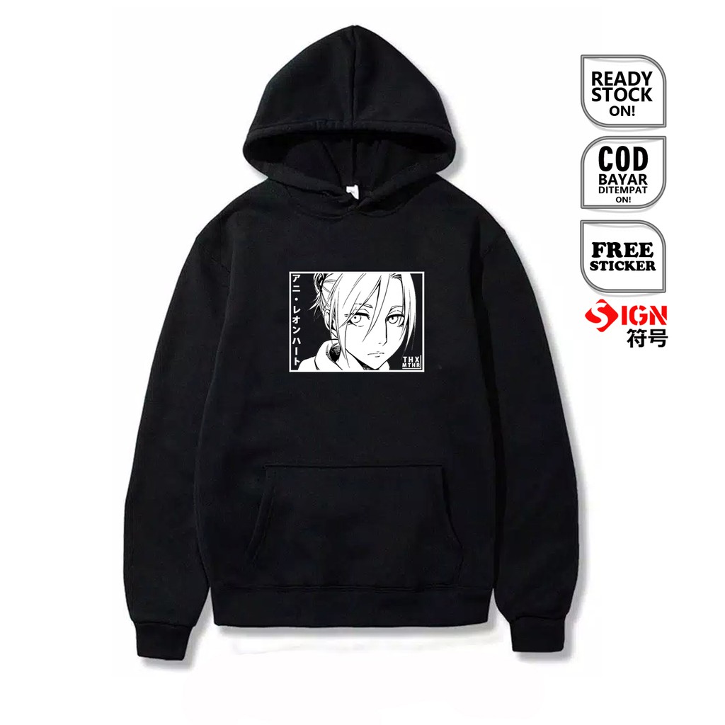 HOODIE ANI REONHATO ANNIE LEONHART FEMALE TITAN 女型の巨人 ATTACK ON TITAN ANIME MANGA BAJU JEPANG SIGN