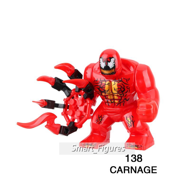 Eg135 Mainan Action Figures Venom Marvel Super Heros Eddie Brock Minifigures Carnage Antivenom Spiderman Untuk Hadiah