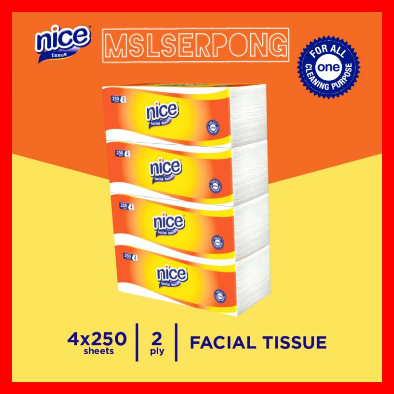 TISSU FACIAL  2 PLY 100% SERAT ALAMI / TISSUE WAJAH / TISSU  FACIAL PULP