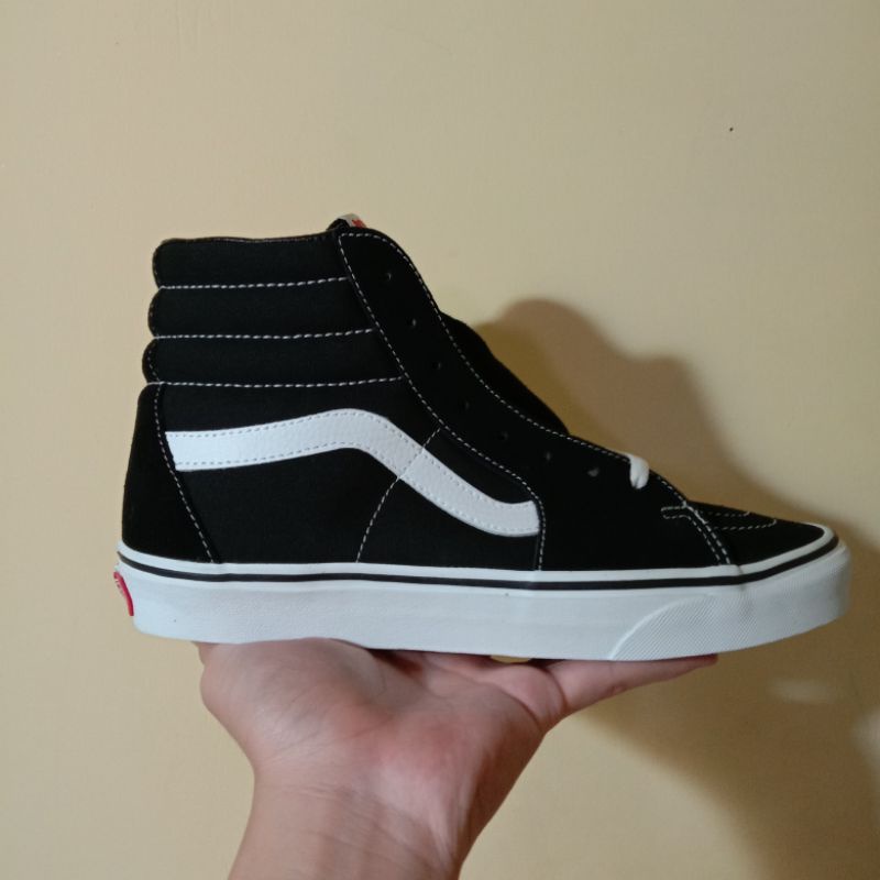 Vans Classic Sk8 High Black White BNIB RESMI 100% ORIGINAL