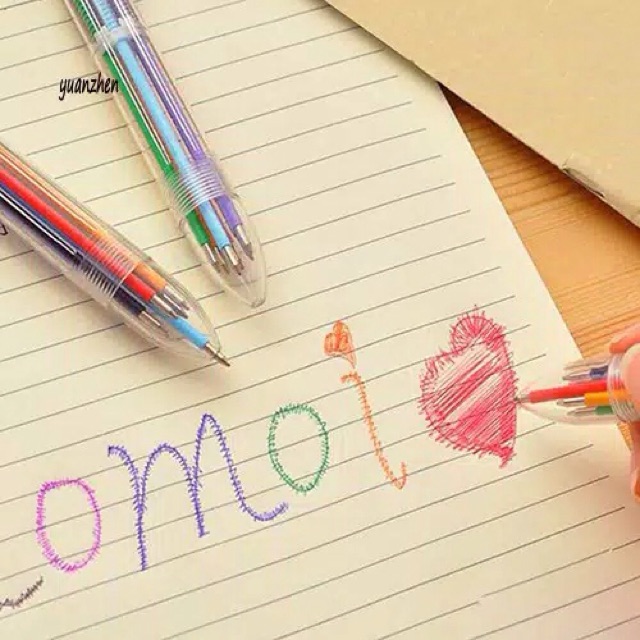 

Balpoint 6 warna - pulpen 6 warna import murah