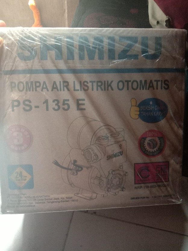 Ps 135 E Pompa Air Shimizu / Pompa Sumur Dangkal / Pompa Otomatis / Ps135e / 135