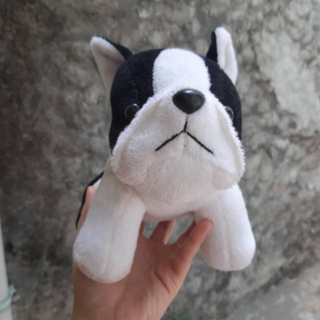 Boneka Anjing Hitam Putih Ber Sni Boneka Timezone Shopee Indonesia