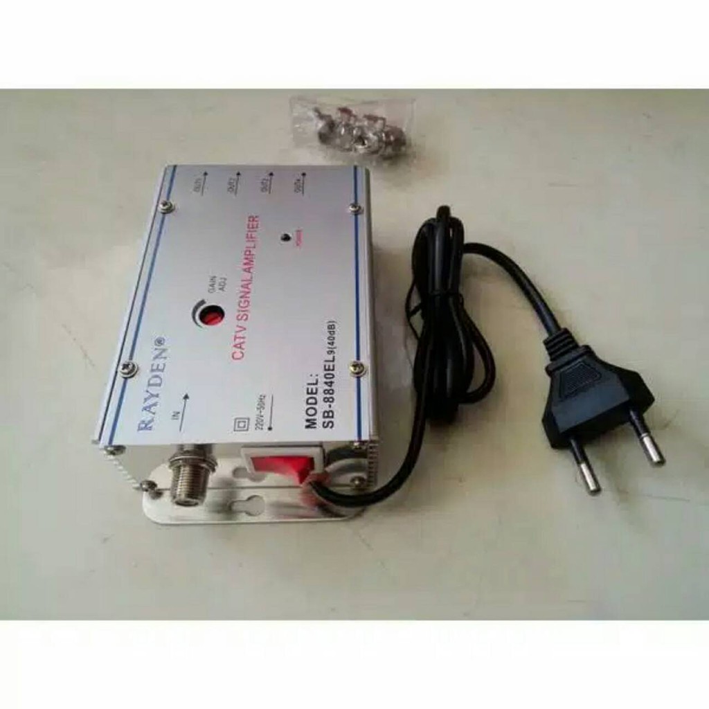 Booster Splitter Penjernih Penguat Sinyal Tv 4 Way Rayden 40db Shopee Indonesia