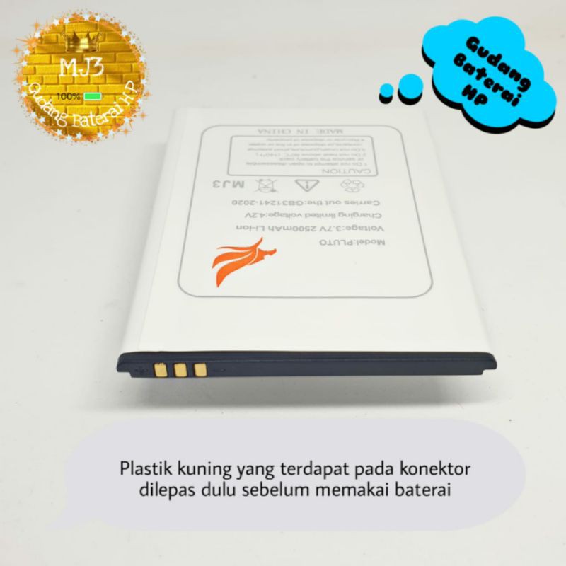 Baterai battery batre maxtron PLUTO