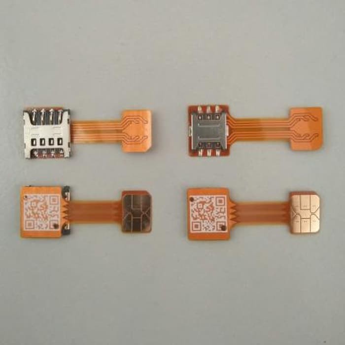 Converter Hybrid Sim Slot 2 Dual SIM dan Micro SD - nano