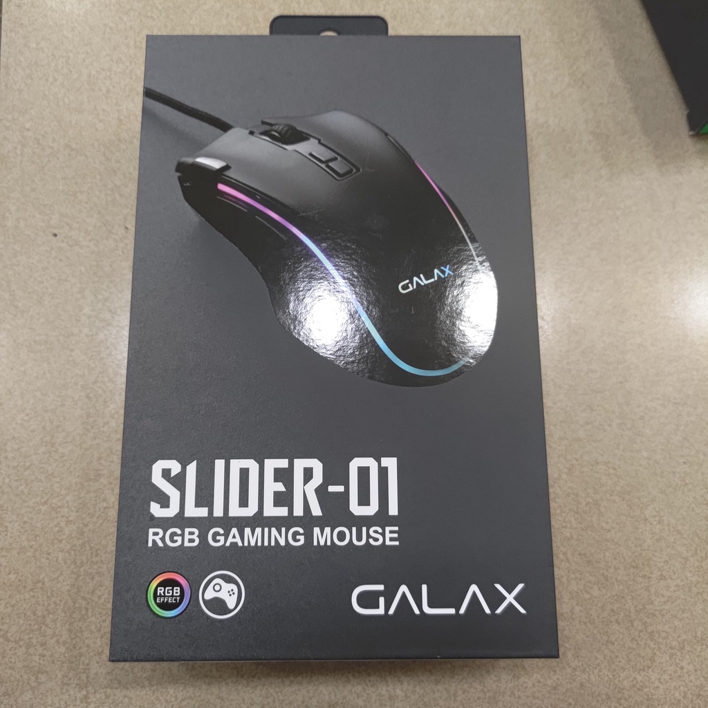 GALAX SLIDER-01 Wired Gaming Mouse RGB Effect Macro 7200 DPI 7200DPI