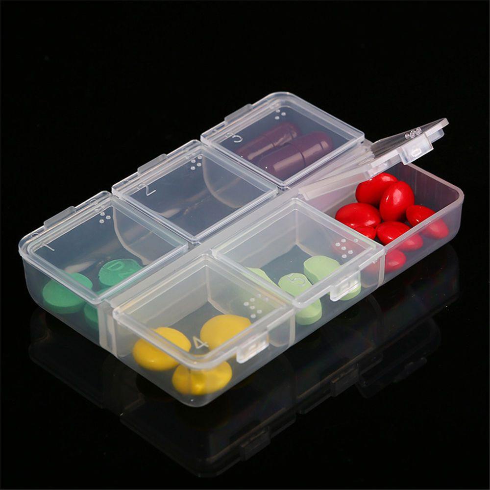 Solighter Pill Box Kotak Wadah Tablet Case Plastik Rumah