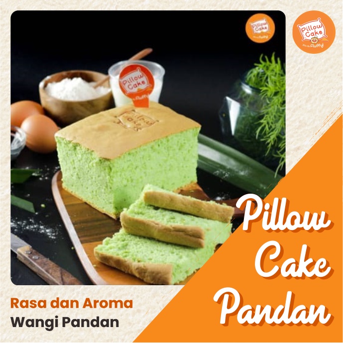 

Pillow Cake Pandan (Bisa di Vacuum)