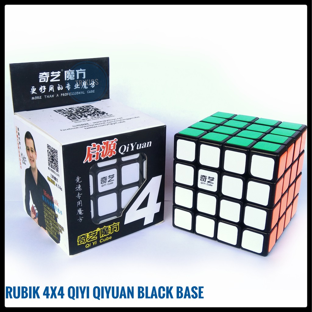 Rubik 4x4 Black Base Qiyi Qiyuan - Rubik 4x4 Qiyi Qiyuan