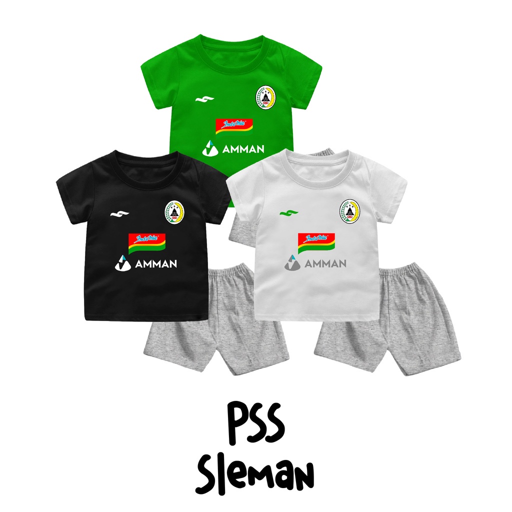 Setelan Bola Bayi dan Anak Liga Indonesia BALI MADURA BORNEO Untuk Usia 6 Bulan-8 Tahun Bahan Cotton Combed 30s