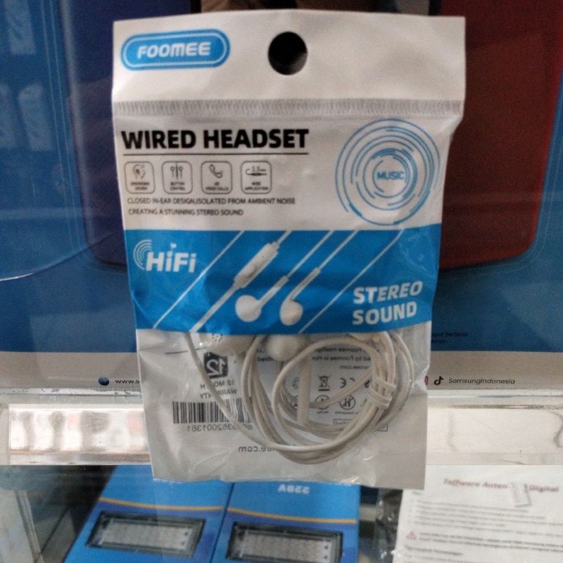 HEADSET WIRED FOOMEE
