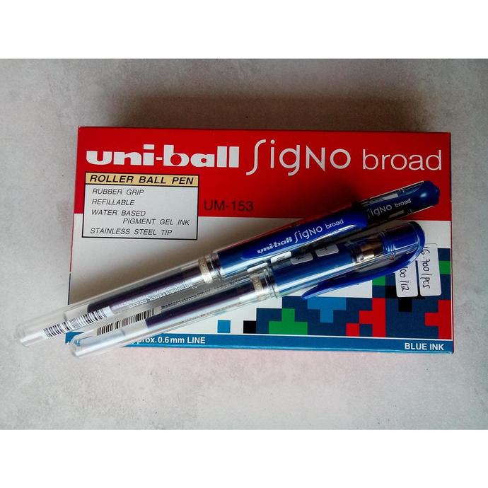 

Pulpen Uniball Signo Broad (Hitam/Biru) (per Lusin) - Hitam
