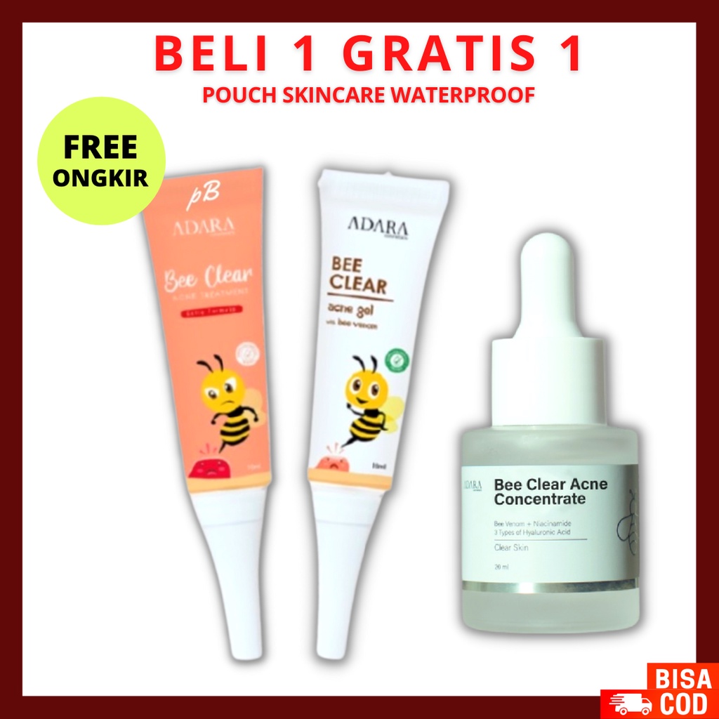 [ FREE GIFT ] ADARA Bee Clear Acne Reguler &amp; Extra Formula | Acne Concentrate Serum