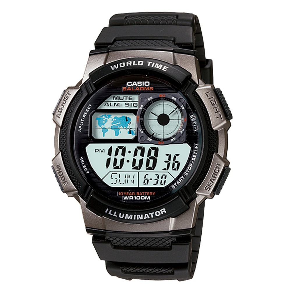 READY ORI  Casio Original (ready all variasi) AE-1000W / AE-1000 - Jam Tangan Digital Pria tali