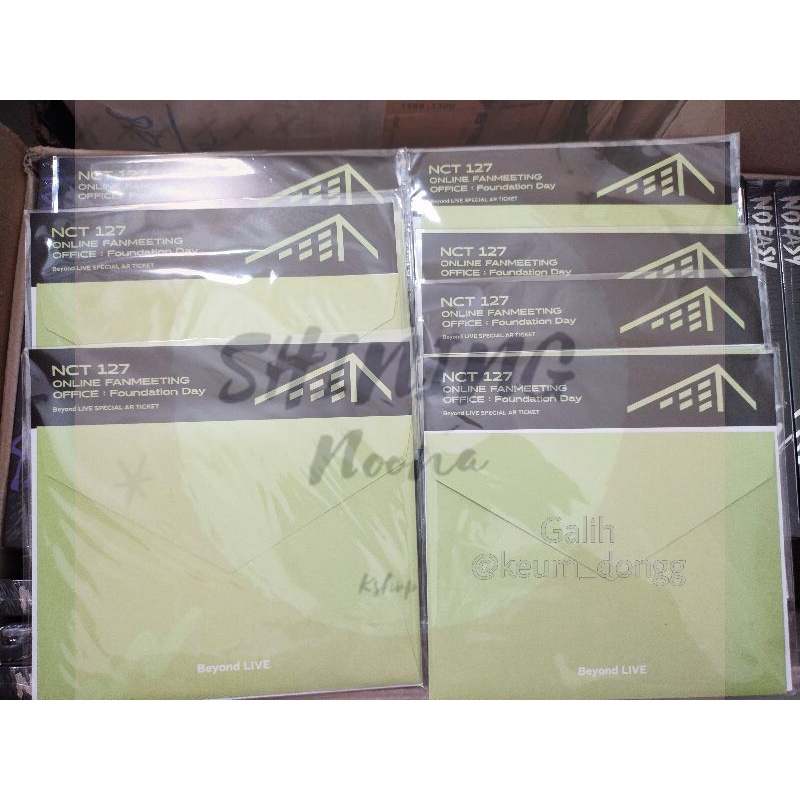 AR TICKET NCT 127 FANMEETING JAEHYUN JUNGWOO TAEYONG MARK DOYOUNG