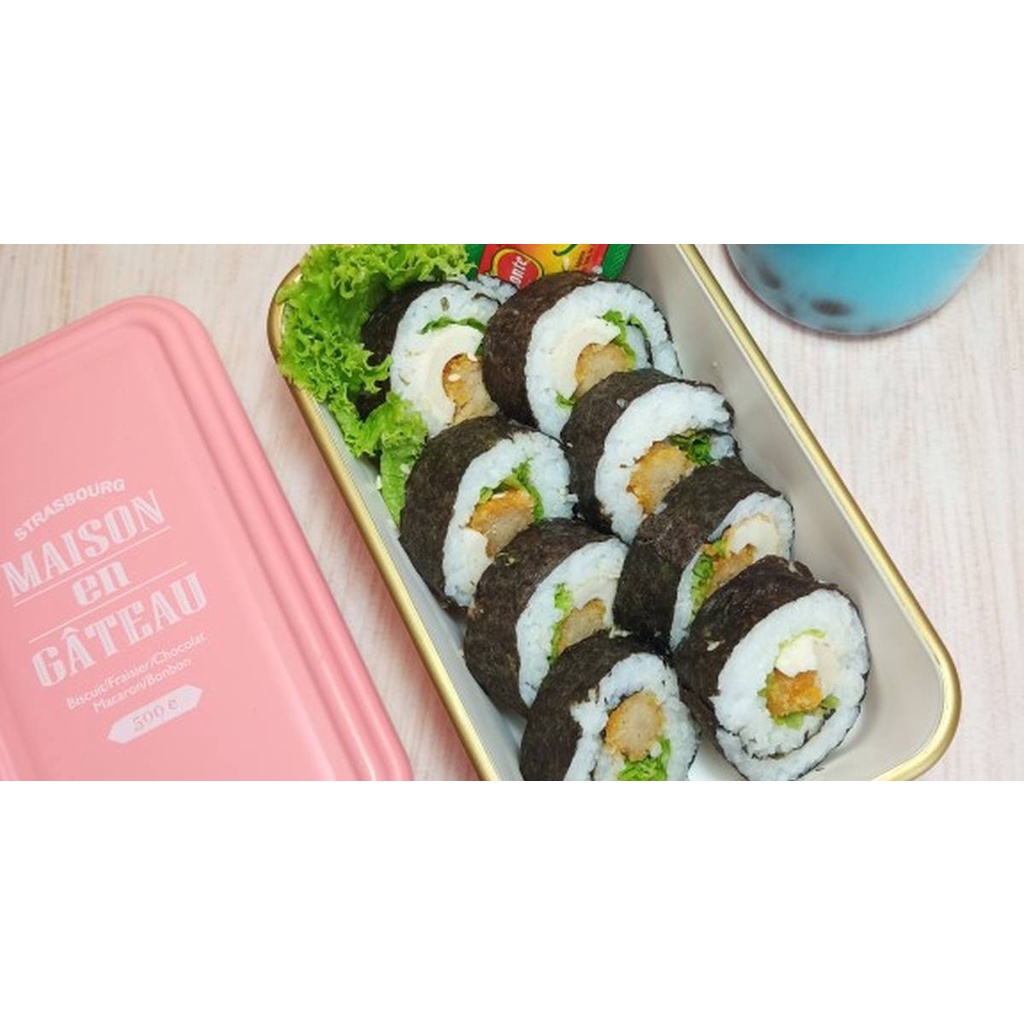 HALAL Sushi Nori Sheet Gold 10 Lembar | Sushi Roasted Rumput Laut Halal MUI RUMPUT LAUT Sushi Nori Seaweed Rumput Laut Sushi Untuk Kimbab/Gimbab ISI 10 Lembar NORI SUSHI RUMPUT LAUT NORI BENTO RUMPUT LAUT NORI SEAWEED  NORI SUSHI NORI KIMBAB nori bento