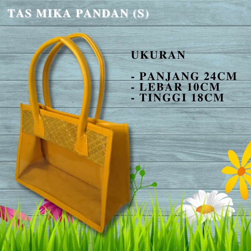 Tas Mika Anyaman Pandan (Ukuran S) Tas Hampers Tas Parcel Anyaman