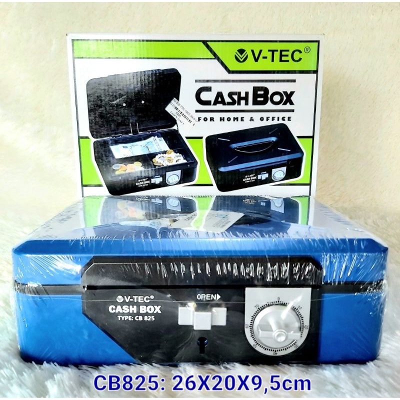 

Cash Box Vtec CB825 26cmx20cmx9,6cm(C541)