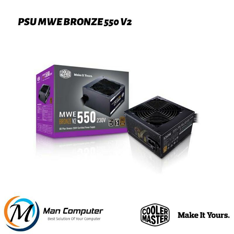 COOLER MASTER PSU MWE BRONZE 550 V2