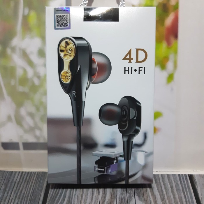 Headphone Earphone Headset Harman Kardon 4D Hi-Fi Suara Bagus Jernih