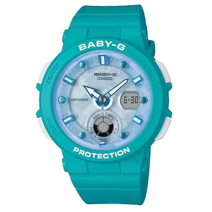 KUALITAS TERBAIK CASIO BABY-G BGA-250-2ADR - JAM TANGAN WANITA - BIRU TERLARIS